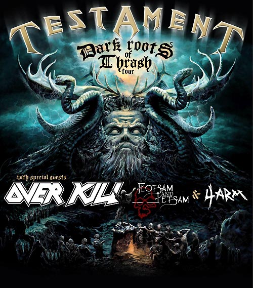 Testament Overkill Tour