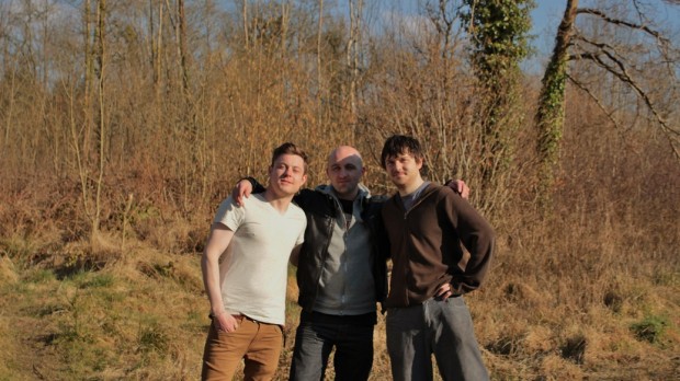 Left to Right - 
Actor Daniel Mahony, Directer Anthony White, Actor Stephen Cromwell

 