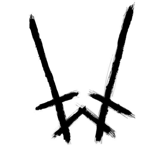 Wounds logo, backdrop design, album cover design, custom drum graphics, logo design