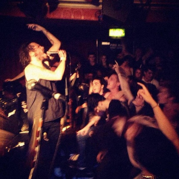 Aidan Wounds on stage