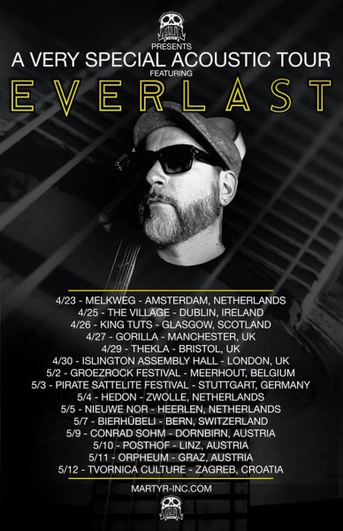 EVERLAST FULL TOUR POSTER