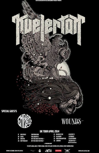 Kvelertak wounds tour