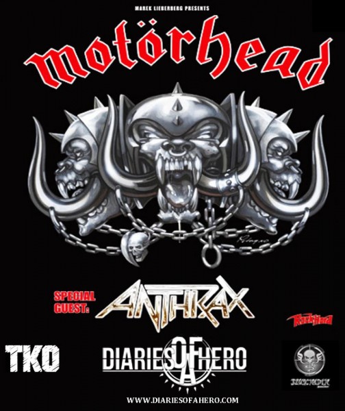 Diaries of a hero poster for motorhead