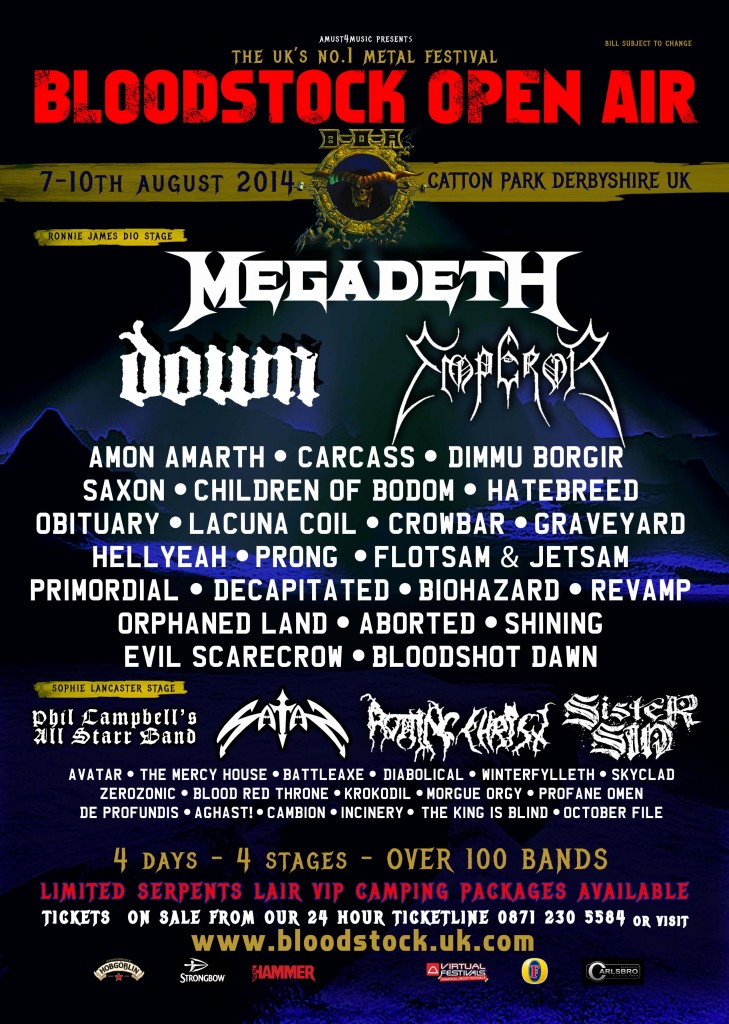 Bloodstock 2014 poster