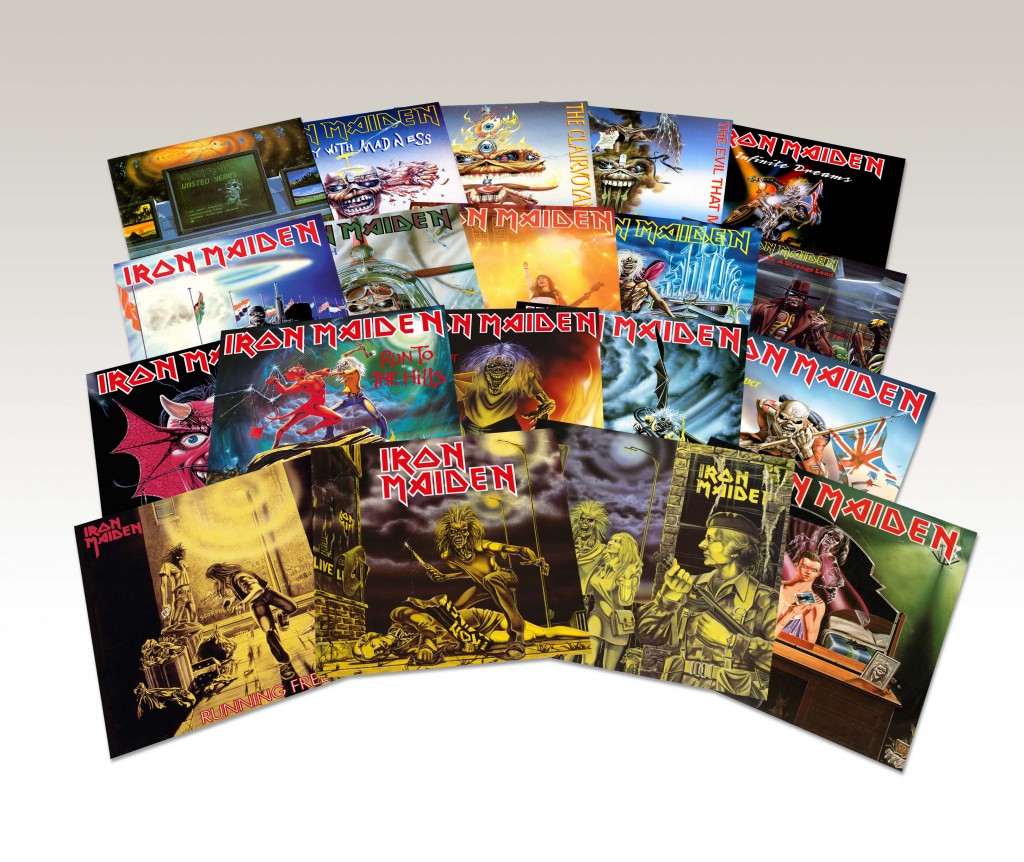 Iron Maiden 45s productshot