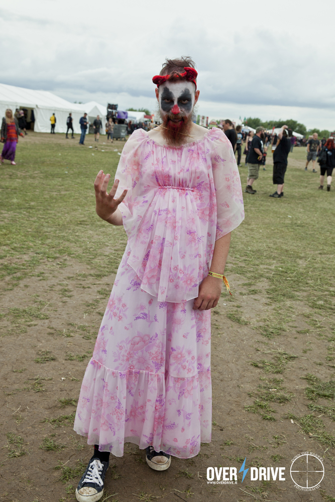 Clowning around, Bloodstock style! Saturday main arena. 