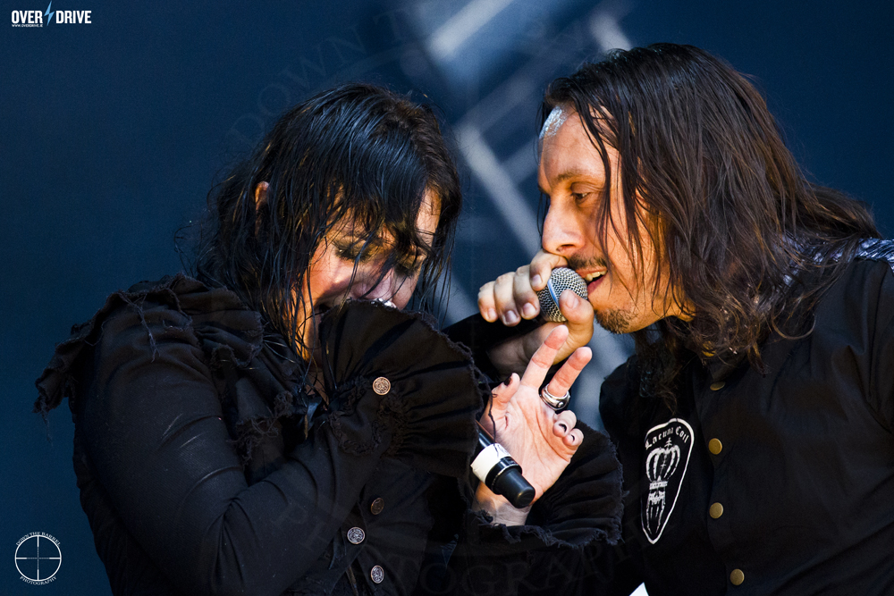 Cristina & Andrea of Lacuna Coil - Bloodstock 2014