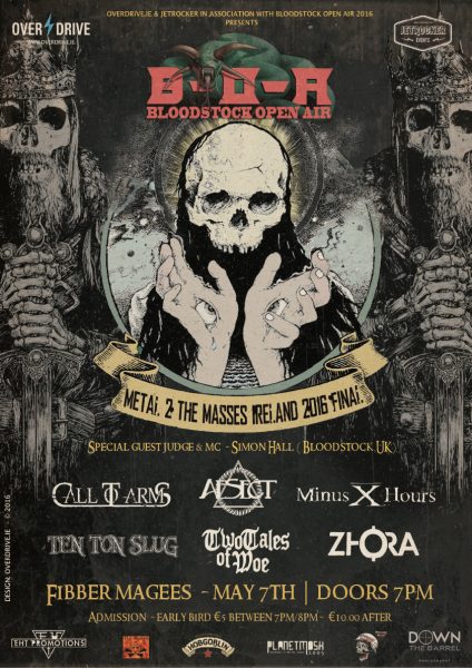 BLOODSTOCK OPEN AIR Metal 2 The Masses Ireland Final Artwork © OVERDRIVE 2016