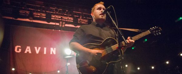 Gavin James matte poly stage back-drop 40ft x 20ft by Overdrive.