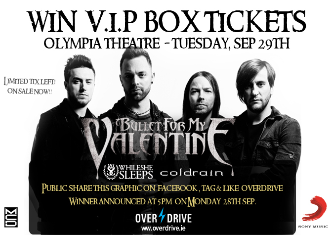 bullet for my valentine vip comp