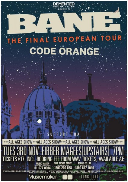 bane tour poster