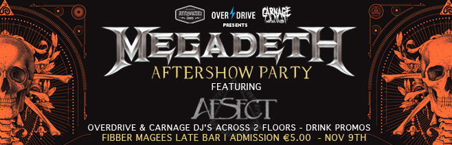 MEGADETH AFTERSHOW SOCIAL MEDIA