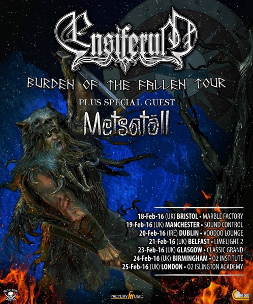 Ensiferum tour poster