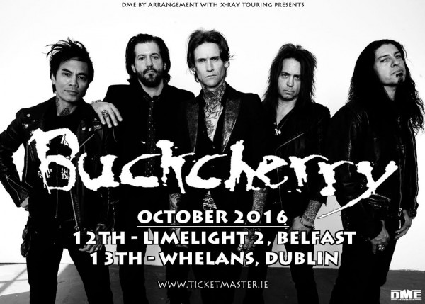 BUCKCHERRY IRELAND 2016