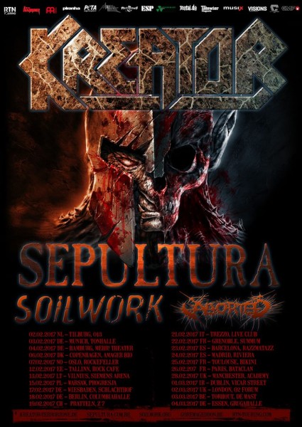 KREATOR FULL EUROPE DATES