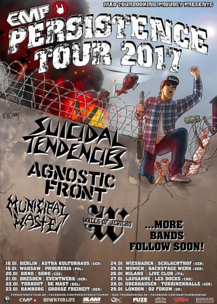 PERSISTENCE TOUR AUGUST UPDATE