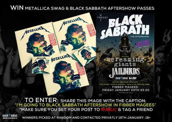 BLACK SABBATH AFTERSHOW - METALLICA COMP