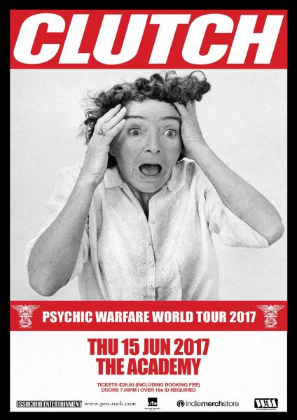 Clutch Dublin poster