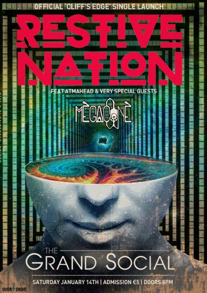 Restive Nation 'Cliffs Edge' Launch Poster