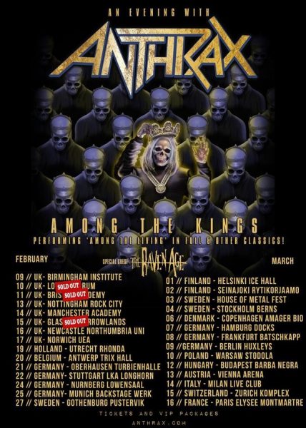 Anthrax Among the Kings Tour