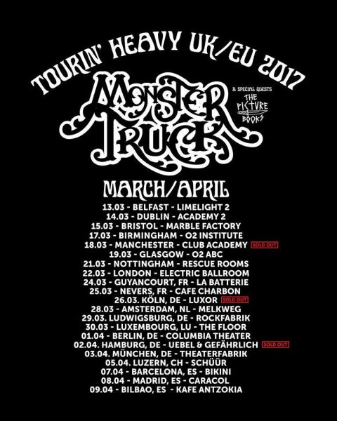 monster truck european dates