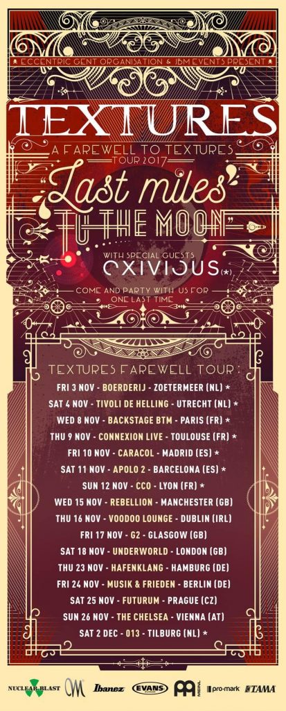 Textures tour poster
