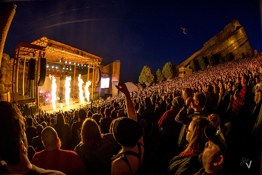 gojira red rocks