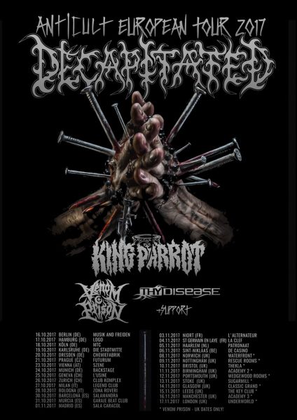 Decapitated European Tour