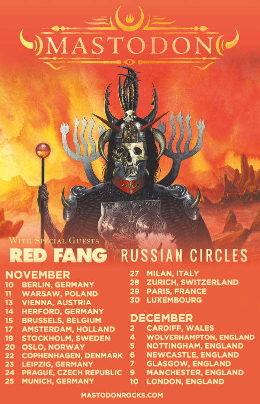 Red Fang : Mastodon Tour 2017
