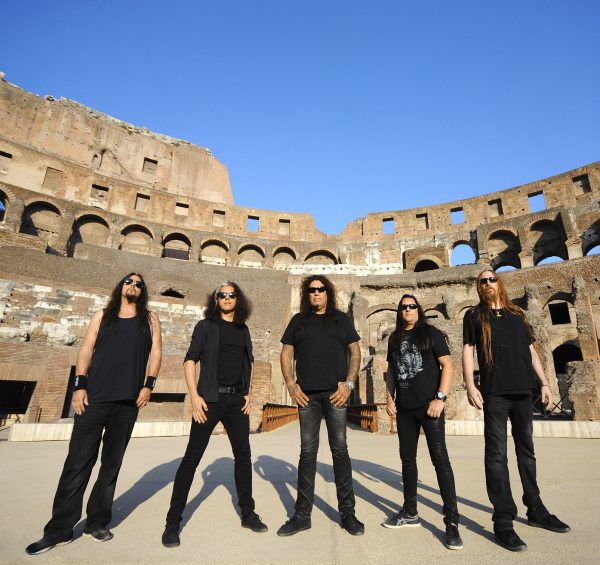 ROME, ITALY- JULY 27, 2016: Testament photographed at The Roman Collisseium in Rome, Italy on July 27,2016. © Gene Ambo