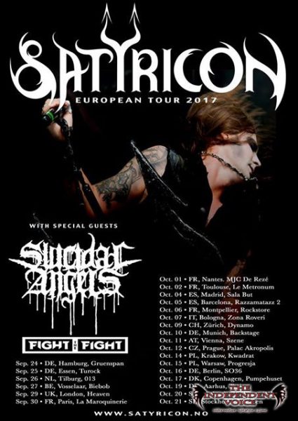 satyricon tour 2017