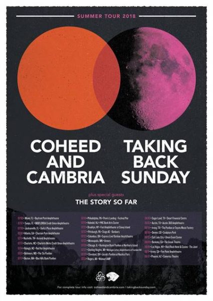 Coheed and Cambria, Taking Back Sunday