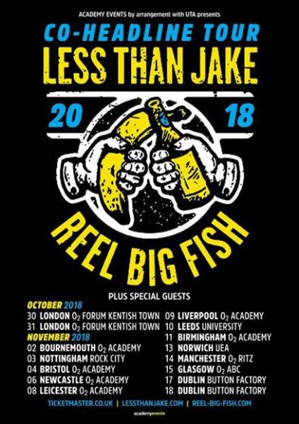 less than jake, reel big fish