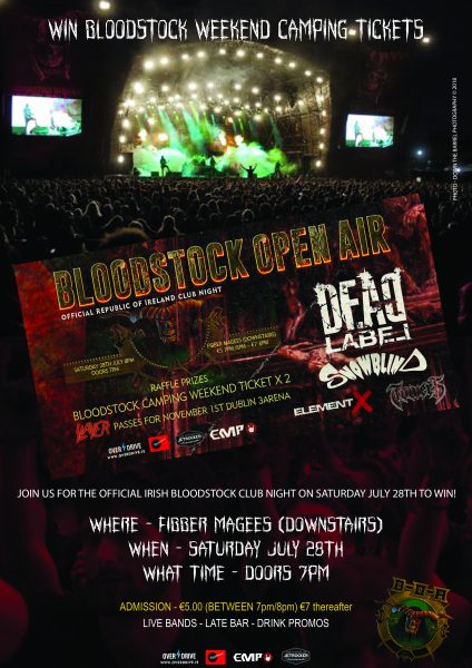 Win Full Weekend Bloodstock Camping tickets by clicking here! 