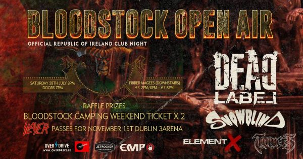 Win Bloodstock weekend tickets as well as Slayer passes for Dublin. Click here! 