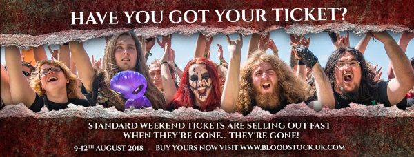 Get your Bloodstock Tickets by clicking here! 