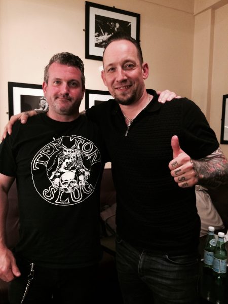Oran O'Beirne (Overdrive) & Michael Poulsen of Volbeat