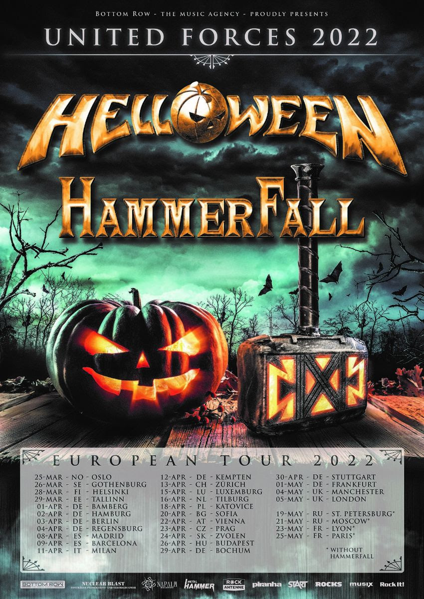 HELLOWEEN ANNOUNCED 2022 TOUR. FULL DETAILS HERE... Overdrive