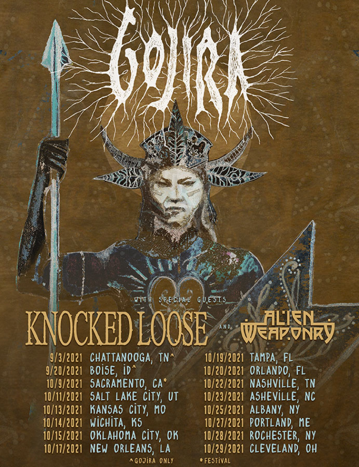 Gojira Tour America Overdrive