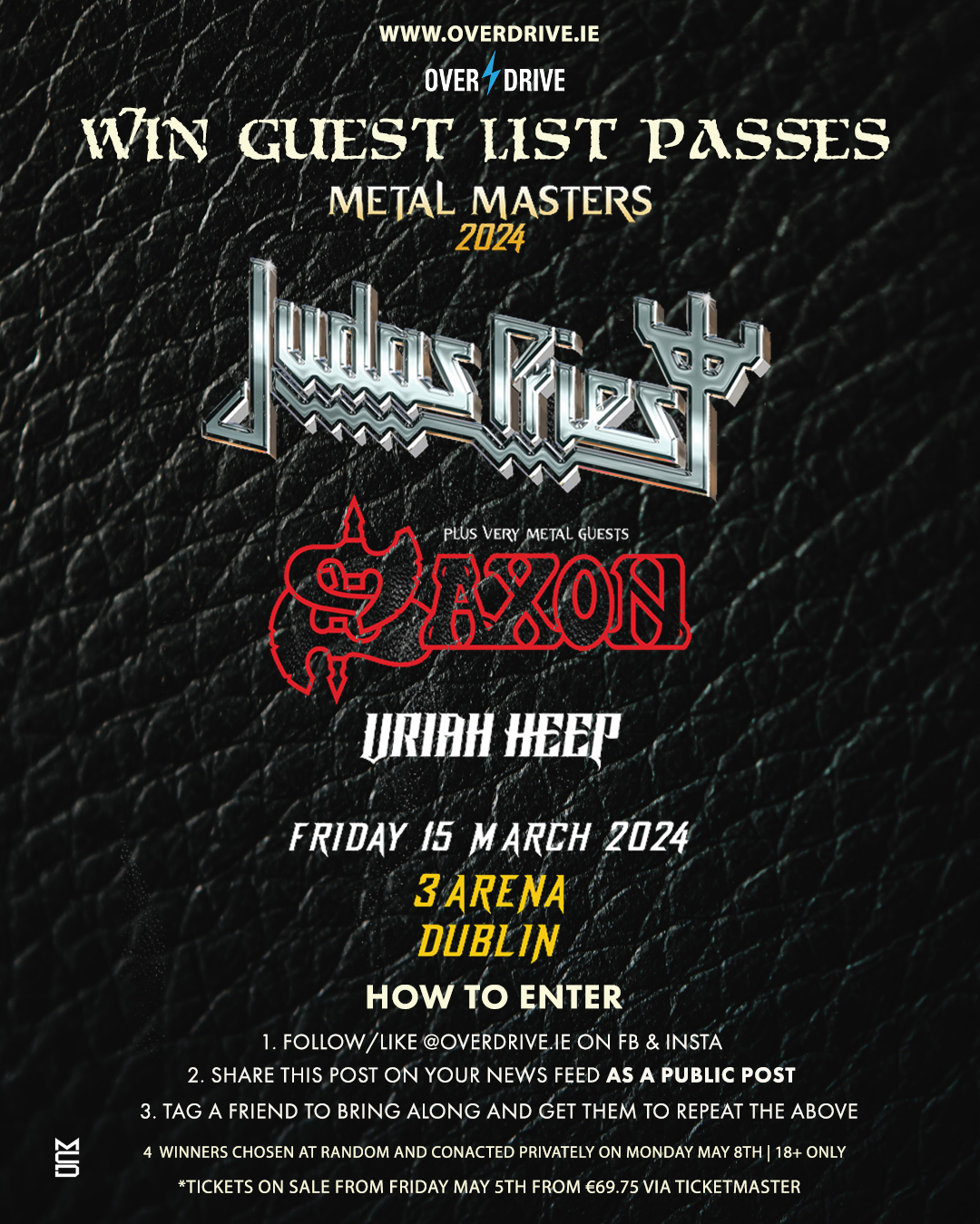 'METAL MASTERS' TOUR FEAT. JUDAS PRIEST, SAXON & URIAH HEEP CONFRIMED